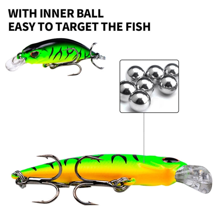 Attrezzatura da pesca con esca dura in plastica bionica da lancio lungo da 5,3 cm 4,6 g, PROBEROS DW577 8003 Hook, PROBEROS DW578 Ordinary Hook