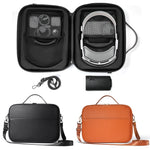 Custodia da trasporto in pelle per Apple Vision Pro