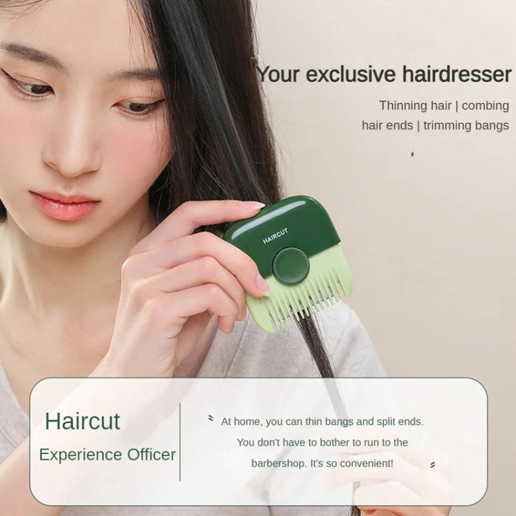 Tagliacapelli pettine per affilare i capelli 2 in 1 per tagliare le doppie punte e diradare