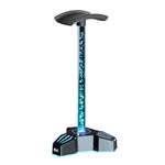 Supporto per cuffie illuminato RGB con staffa per display per cuffie con porta di espansione USB per luce ambientale, Without 3.5mm Port, With 3.5mm Port
