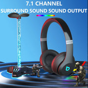 Supporto per cuffie illuminato RGB con staffa per display per cuffie con porta di espansione USB per luce ambientale, Without 3.5mm Port, With 3.5mm Port
