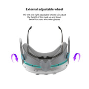 Per Meta Quest 3 Maschera sostitutiva per la dissipazione del calore e la circolazione dell'aria con accessori per maschera VR antiappannamento della ventola, With Fan