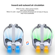 Per Meta Quest 3 Maschera sostitutiva per la dissipazione del calore e la circolazione dell'aria con accessori per maschera VR antiappannamento della ventola, With Fan