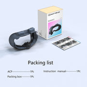 Per Meta Quest 3, maschera per gli occhi di ricambio regolabile, set di maschere per il viso di ricambio morbide oscuranti VR, Without Fan