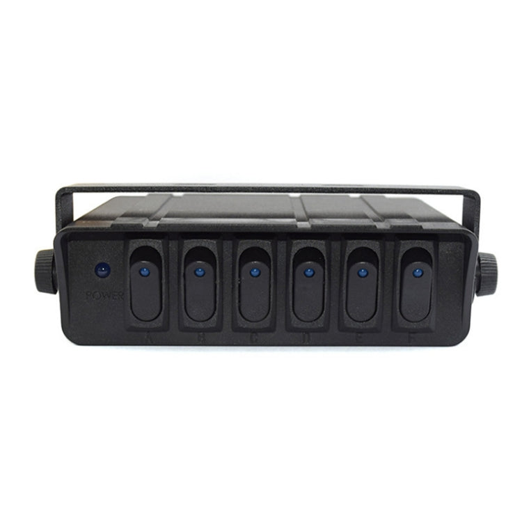 Sistema di controllo del pannello interruttori 3PIN a 6 cifre per auto da nave 12V con cablaggio