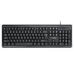 Tastiera cablata T-WOLF a 104 tasti USB per computer, casa e ufficio, T15