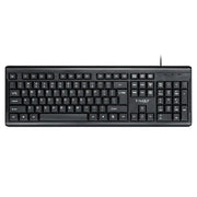 Tastiera cablata T-WOLF a 104 tasti USB per computer, casa e ufficio, T15
