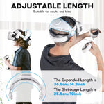Fascia regolabile per occhiali VR compatibile Meta Quest e Pico
