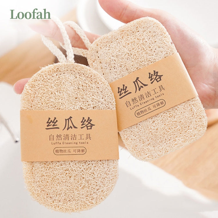 Spazzola per lavare i piatti in luffa naturale. Strumento per lavare i piatti. Spazzola per stracci in luffa, Soft Square, Soft Ellipse, Hard Square, Hard Ellipse