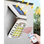 Luci solari da giardino telecomandate con LED