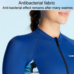 DIVE & SAIL Muta estiva da donna sottile, traspirante, protezione solare, manica lunga, ad asciugatura rapida, S, M, L, XL, XXL