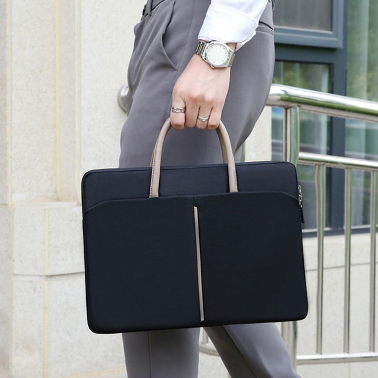 Borsa per laptop in tessuto Oxford Valigetta da donna per uomo con manico in PU, 13 -13.3 Inch, 14 -14.6 Inch, 15 -15.6 Inch