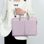 Borsa per laptop in tessuto Oxford Valigetta da donna per uomo con manico in PU, 13 -13.3 Inch, 14 -14.6 Inch, 15 -15.6 Inch