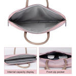 Borsa per laptop in tessuto Oxford Valigetta da donna per uomo con manico in PU, 13 -13.3 Inch, 14 -14.6 Inch, 15 -15.6 Inch