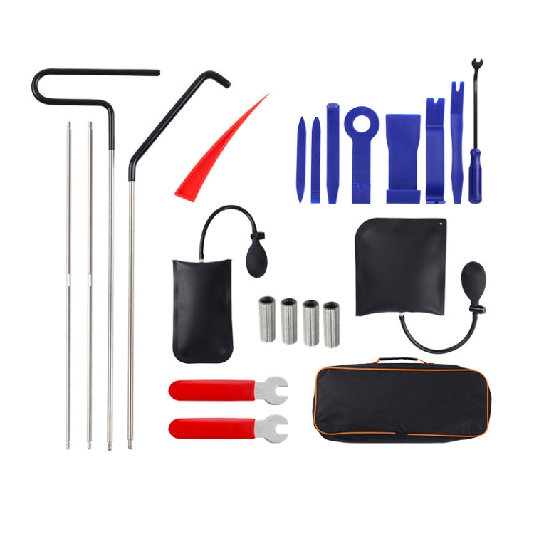 Kit di strumenti di emergenza ausiliari per smontaggio riparazione audio per auto, Orange 18pcs/set, Purple Red 18pcs/set, Red 22pcs/set, Blue 22pcs/set, Blue 23pcs/set, 27pcs/set