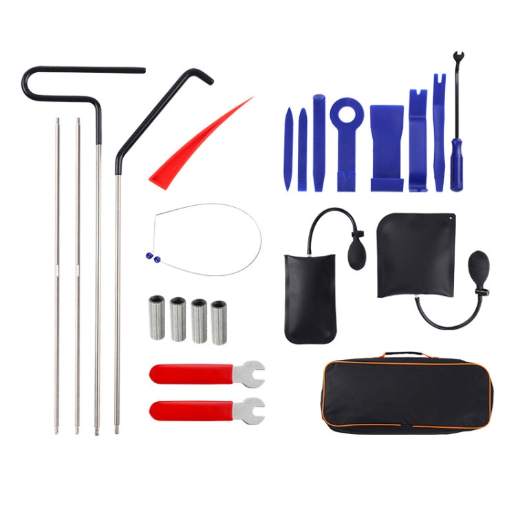 Kit di strumenti di emergenza ausiliari per smontaggio riparazione audio per auto, Orange 18pcs/set, Purple Red 18pcs/set, Red 22pcs/set, Blue 22pcs/set, Blue 23pcs/set, 27pcs/set