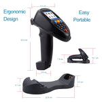 Raccoglitore dati scanner codici a barre wireless con schermo LCD