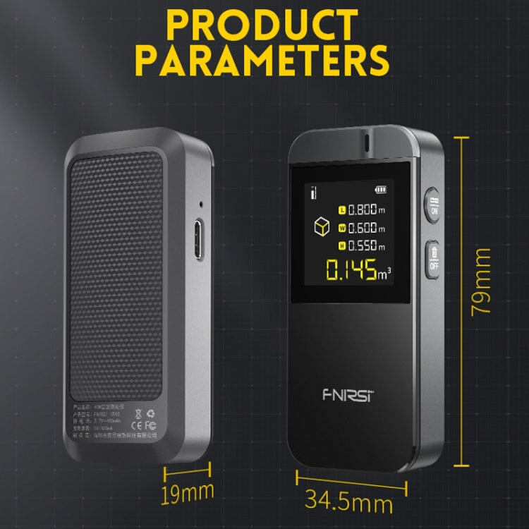 Righello laser di misurazione FNIRSI IR40 fino a 40 metri