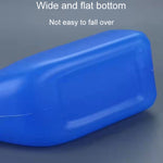 Orinatoio da uomo per uso domestico, vasino in plastica da 1200 ml, con coperchio e orinatoio a bocca liscia