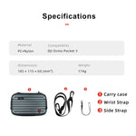 Borsa organizer rigida per DJI Osmo Pocket 3 e action cam
