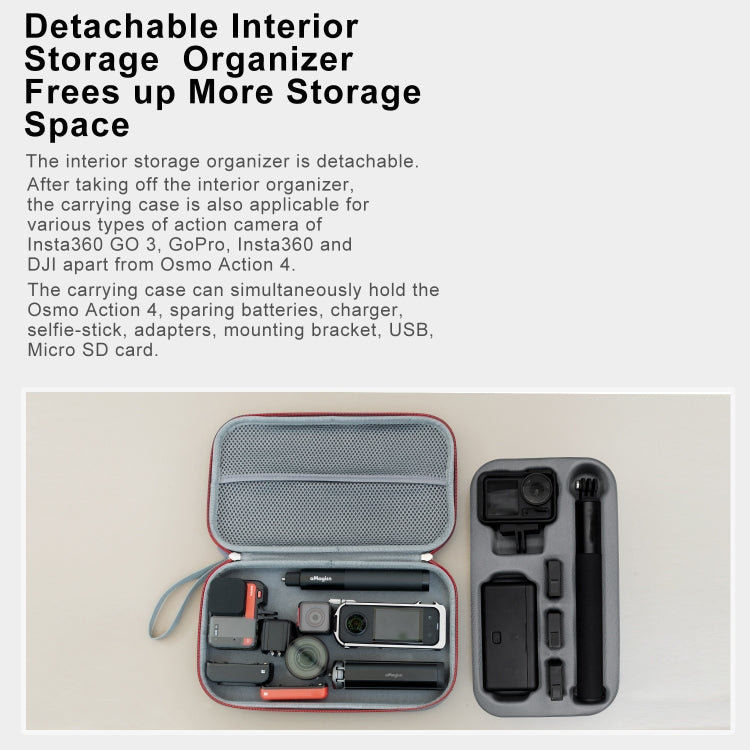 Custodia rigida per DJI Osmo Action 4 e action cam