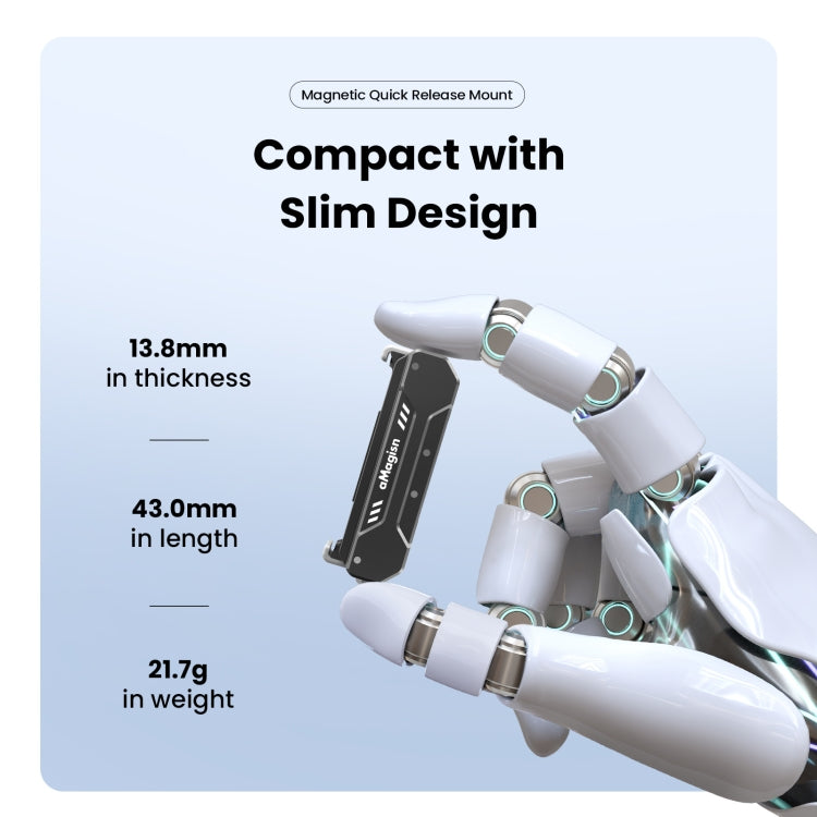 Accessori magnetici a sgancio rapido per DJI Osmo Action