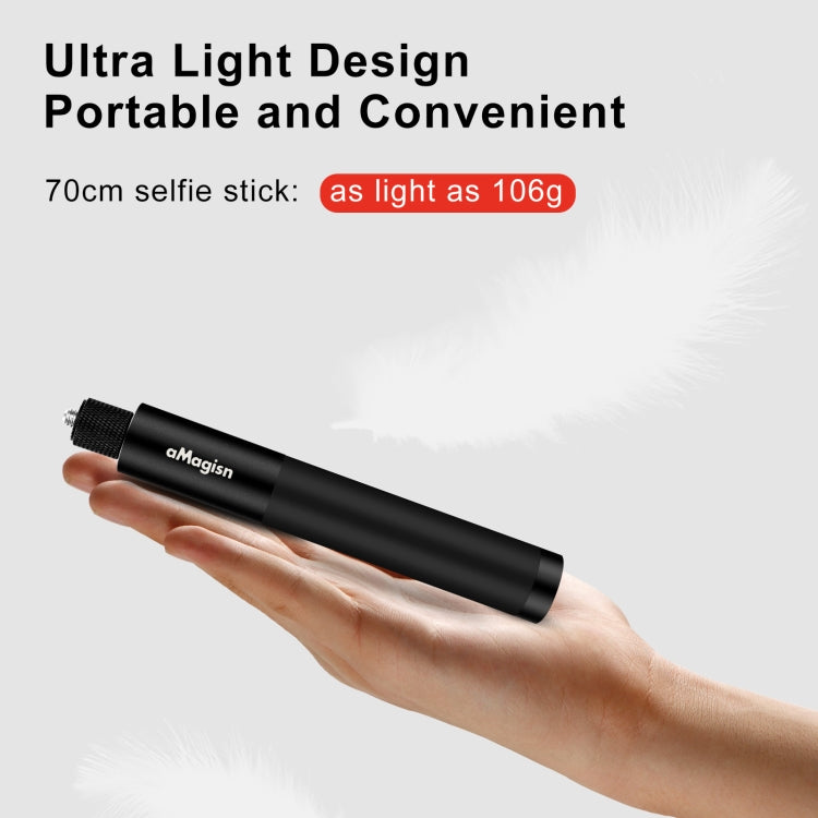 Bastone selfie invisibile 70 cm per fotocamere sportive