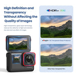 Pellicola temperata protezione Insta360 Ace 3 in 1