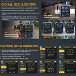 Tester transistor LCR e oscilloscopio digitale portatile 3 in 1