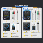 Tester transistor LCR e oscilloscopio digitale portatile 3 in 1