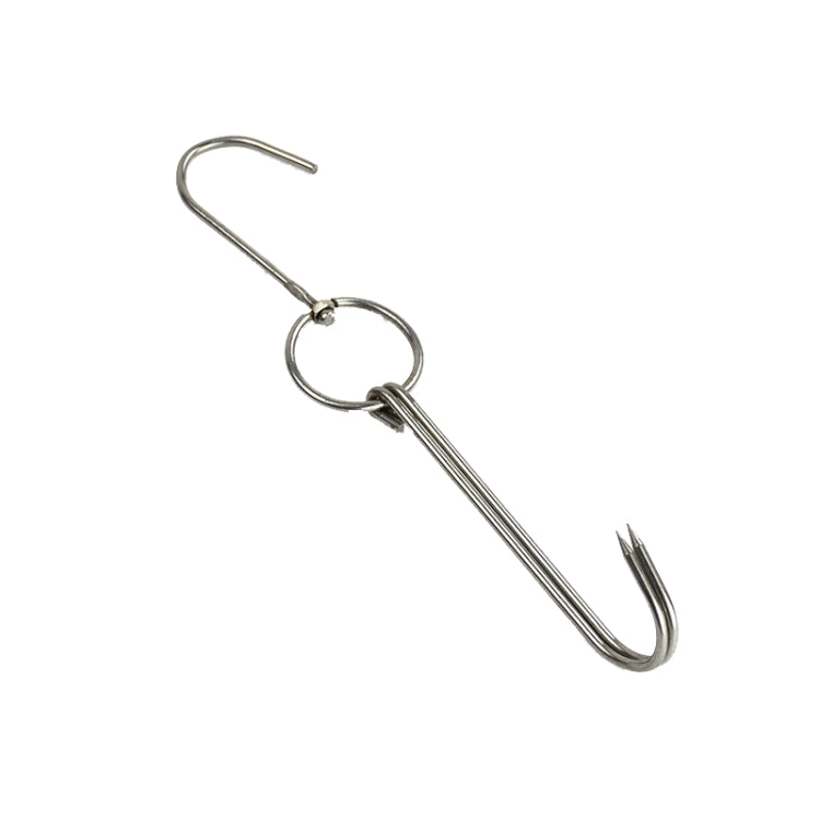 Supporto per gancio per appendere barbecue all'aperto a doppio anello in acciaio inossidabile, 3 Centi Small Ring 23cm, 3 Centi Small Wax Ring 24.5cm, 3 Centi Large Wax Ring 33cm, 3 Centi Medium Wax Ring 29cm, 4 Centi  Steel Thick Short 24cm           ...