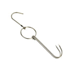 Supporto per gancio per appendere barbecue all'aperto a doppio anello in acciaio inossidabile, 3 Centi Small Ring 23cm, 3 Centi Small Wax Ring 24.5cm, 3 Centi Large Wax Ring 33cm, 3 Centi Medium Wax Ring 29cm, 4 Centi  Steel Thick Short 24cm           ...