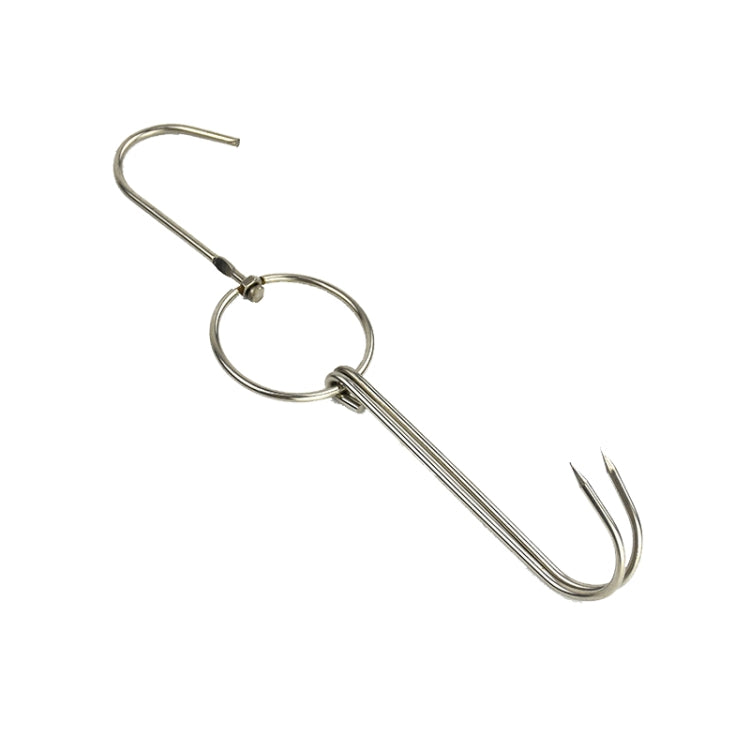 Supporto per gancio per appendere barbecue all'aperto a doppio anello in acciaio inossidabile, 3 Centi Small Ring 23cm, 3 Centi Small Wax Ring 24.5cm, 3 Centi Large Wax Ring 33cm, 3 Centi Medium Wax Ring 29cm, 4 Centi  Steel Thick Short 24cm           ...