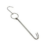 Supporto per gancio per appendere barbecue all'aperto a doppio anello in acciaio inossidabile, 3 Centi Small Ring 23cm, 3 Centi Small Wax Ring 24.5cm, 3 Centi Large Wax Ring 33cm, 3 Centi Medium Wax Ring 29cm, 4 Centi  Steel Thick Short 24cm           ...