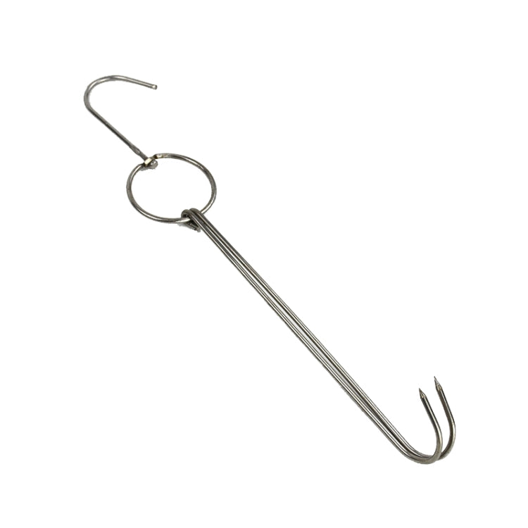 Supporto per gancio per appendere barbecue all'aperto a doppio anello in acciaio inossidabile, 3 Centi Small Ring 23cm, 3 Centi Small Wax Ring 24.5cm, 3 Centi Large Wax Ring 33cm, 3 Centi Medium Wax Ring 29cm, 4 Centi  Steel Thick Short 24cm           ...