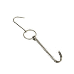 Supporto per gancio per appendere barbecue all'aperto a doppio anello in acciaio inossidabile, 3 Centi Small Ring 23cm, 3 Centi Small Wax Ring 24.5cm, 3 Centi Large Wax Ring 33cm, 3 Centi Medium Wax Ring 29cm, 4 Centi  Steel Thick Short 24cm           ...
