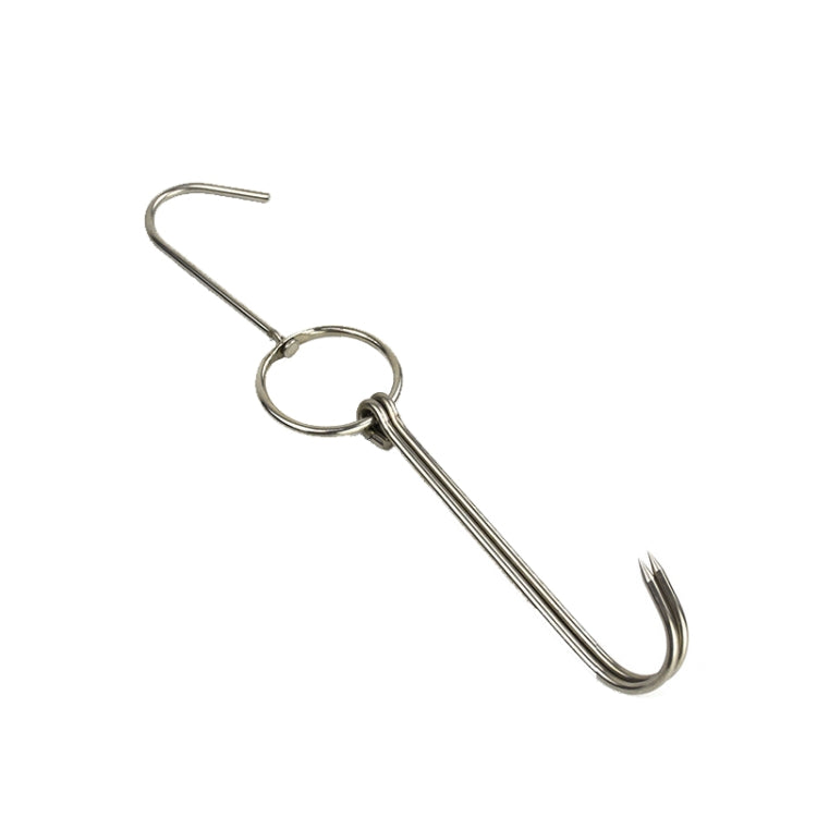 Supporto per gancio per appendere barbecue all'aperto a doppio anello in acciaio inossidabile, 3 Centi Small Ring 23cm, 3 Centi Small Wax Ring 24.5cm, 3 Centi Large Wax Ring 33cm, 3 Centi Medium Wax Ring 29cm, 4 Centi  Steel Thick Short 24cm           ...