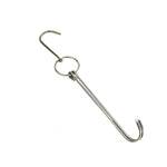 Supporto per gancio per appendere barbecue all'aperto a doppio anello in acciaio inossidabile, 3 Centi Small Ring 23cm, 3 Centi Small Wax Ring 24.5cm, 3 Centi Large Wax Ring 33cm, 3 Centi Medium Wax Ring 29cm, 4 Centi  Steel Thick Short 24cm           ...