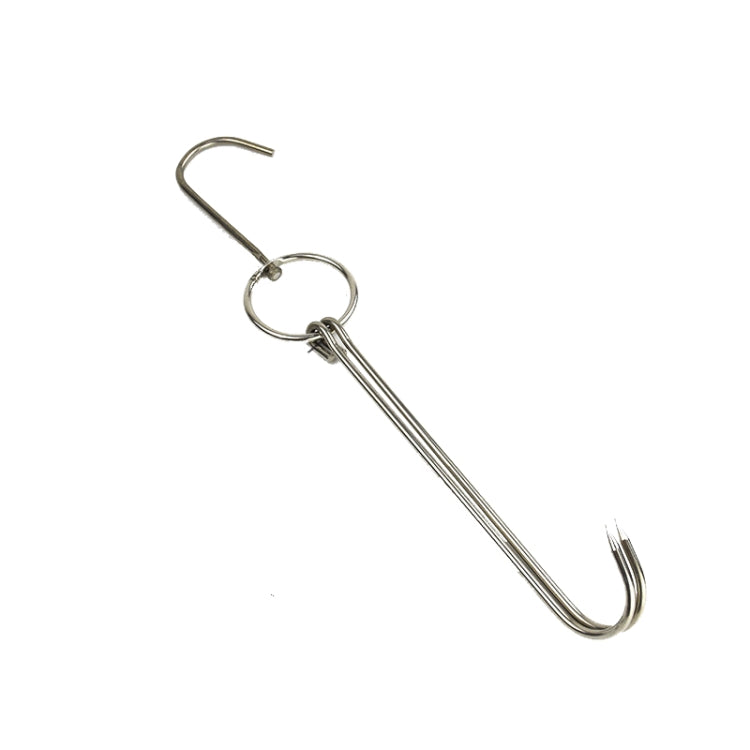 Supporto per gancio per appendere barbecue all'aperto a doppio anello in acciaio inossidabile, 3 Centi Small Ring 23cm, 3 Centi Small Wax Ring 24.5cm, 3 Centi Large Wax Ring 33cm, 3 Centi Medium Wax Ring 29cm, 4 Centi  Steel Thick Short 24cm           ...
