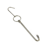 Supporto per gancio per appendere barbecue all'aperto a doppio anello in acciaio inossidabile, 3 Centi Small Ring 23cm, 3 Centi Small Wax Ring 24.5cm, 3 Centi Large Wax Ring 33cm, 3 Centi Medium Wax Ring 29cm, 4 Centi  Steel Thick Short 24cm           ...