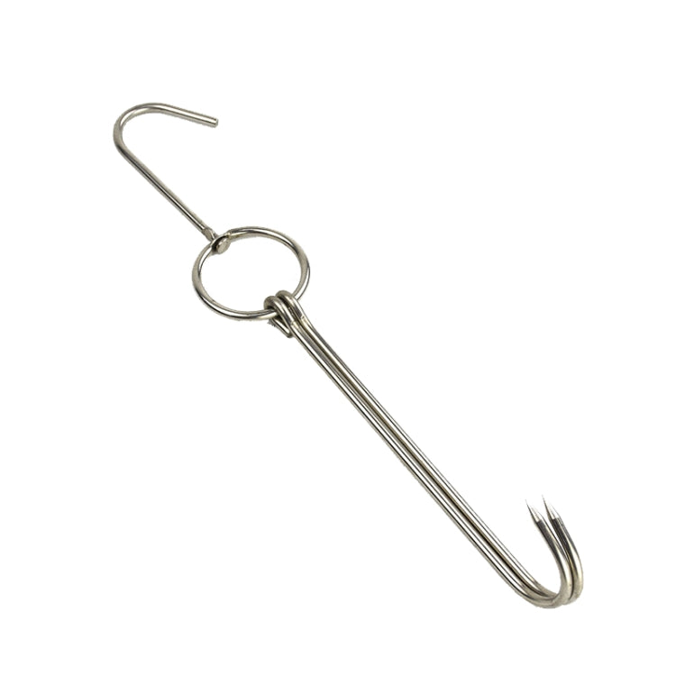 Supporto per gancio per appendere barbecue all'aperto a doppio anello in acciaio inossidabile, 3 Centi Small Ring 23cm, 3 Centi Small Wax Ring 24.5cm, 3 Centi Large Wax Ring 33cm, 3 Centi Medium Wax Ring 29cm, 4 Centi  Steel Thick Short 24cm           ...