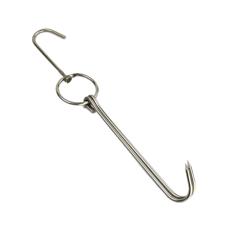 Supporto per gancio per appendere barbecue all'aperto a doppio anello in acciaio inossidabile, 3 Centi Small Ring 23cm, 3 Centi Small Wax Ring 24.5cm, 3 Centi Large Wax Ring 33cm, 3 Centi Medium Wax Ring 29cm, 4 Centi  Steel Thick Short 24cm           ...