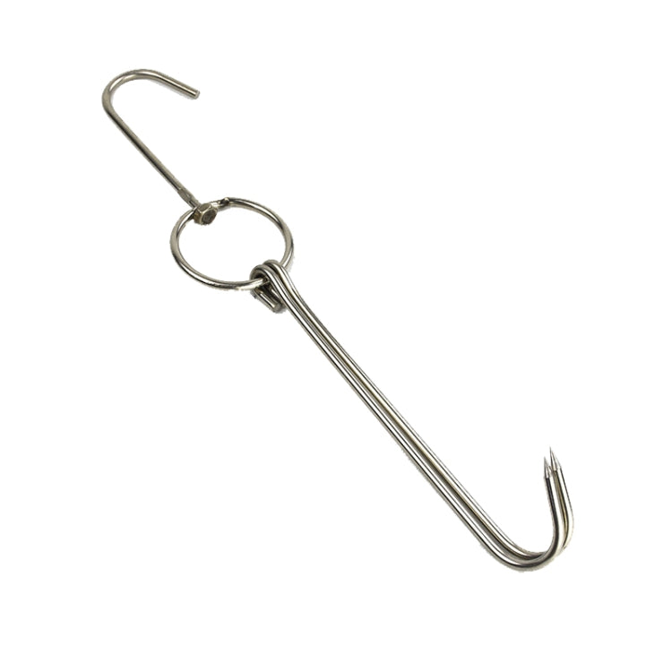 Supporto per gancio per appendere barbecue all'aperto a doppio anello in acciaio inossidabile, 3 Centi Small Ring 23cm, 3 Centi Small Wax Ring 24.5cm, 3 Centi Large Wax Ring 33cm, 3 Centi Medium Wax Ring 29cm, 4 Centi  Steel Thick Short 24cm           ...