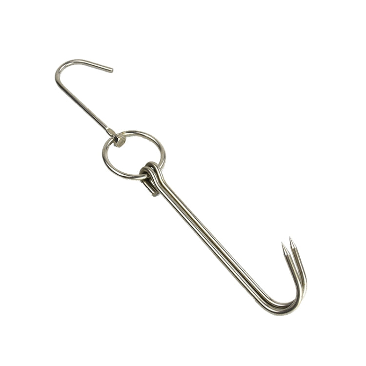 Supporto per gancio per appendere barbecue all'aperto a doppio anello in acciaio inossidabile, 3 Centi Small Ring 23cm, 3 Centi Small Wax Ring 24.5cm, 3 Centi Large Wax Ring 33cm, 3 Centi Medium Wax Ring 29cm, 4 Centi  Steel Thick Short 24cm           ...