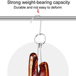 Supporto per gancio per appendere barbecue all'aperto a doppio anello in acciaio inossidabile, 3 Centi Small Ring 23cm, 3 Centi Small Wax Ring 24.5cm, 3 Centi Large Wax Ring 33cm, 3 Centi Medium Wax Ring 29cm, 4 Centi  Steel Thick Short 24cm           ...
