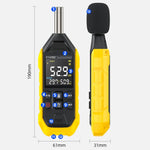 Misuratore di decibel FNIRSI giallo 30-130 dB