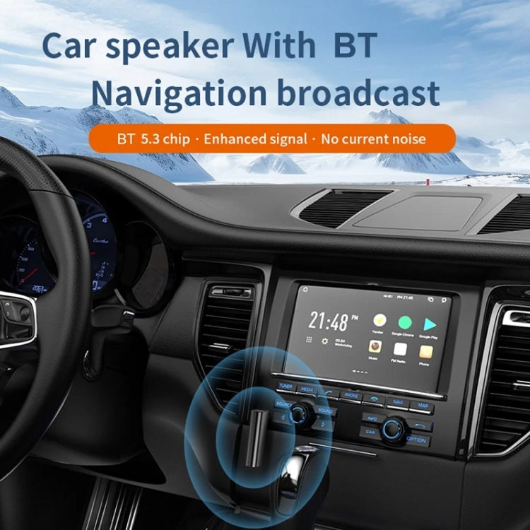 Trasmettitore ricevitore AUX per riproduzione TF per auto Bluetooth 5.3, D28