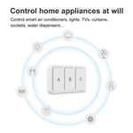 Interruttore smart Zigbee Tuya wireless a 3 tasti YSB33