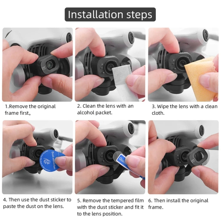Pellicola temperata per sensore DJI Mini 4 Pro 1 o 2 set