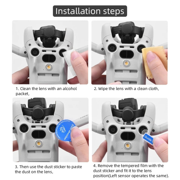 Pellicola temperata per sensore DJI Mini 4 Pro 1 o 2 set